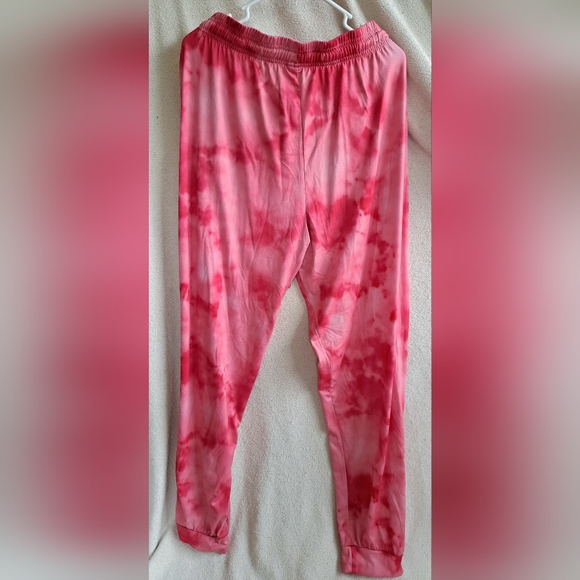 Mens Red Tie Dye Kool Aid Sweatpants - Picture 11 of 14